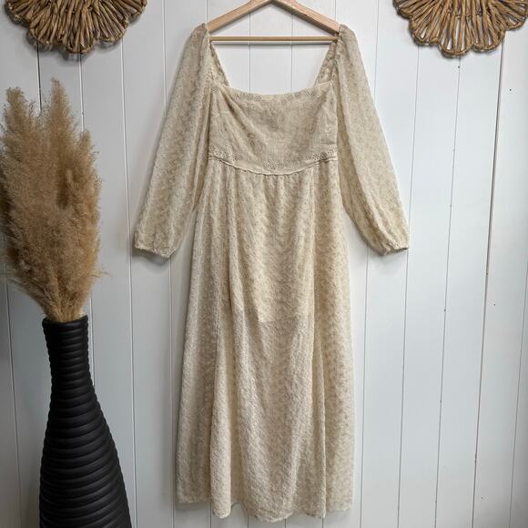 Free People Cream Maxi Dress - Picture 3 of 10